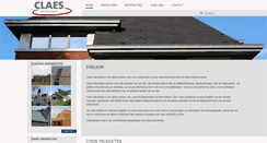 Desktop Screenshot of claesdakwerken.be