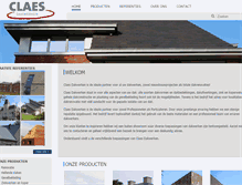 Tablet Screenshot of claesdakwerken.be